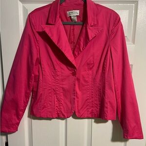 Hot pink short size 16 blazer